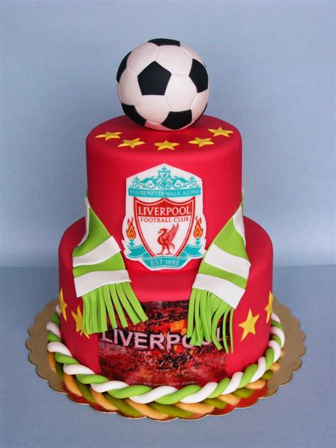 Bubolinkata Liverpool Cake Soccer Cake Birthday Cakes For Men