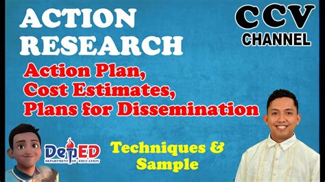 2022 Deped Action Research Sample V Action Plan Vi Cost Estimates
