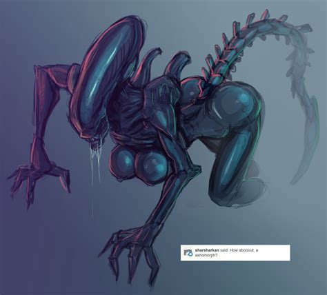 Rule 34 Alien Alien Franchise Alien Girl All Fours