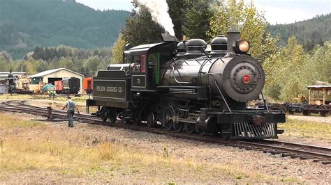 Mt Rainier Scenic Railroad 2 8 2 70 Steam Locomotive Switching At