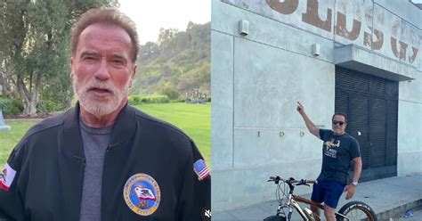 Arnold Schwarzenegger Takes Trip Down Memory Lane With Visit To