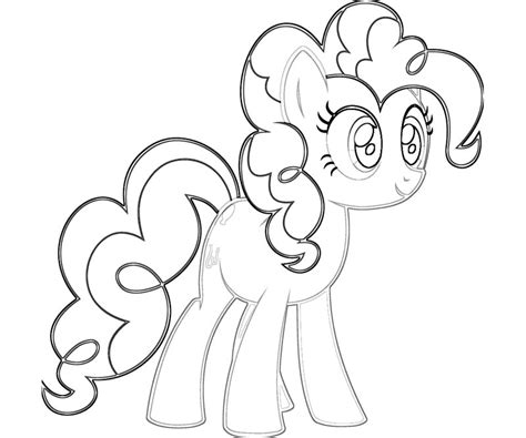 Pinkie pie paper pony figurine. Pinkie Pie Coloring Pages - Best Coloring Pages For Kids