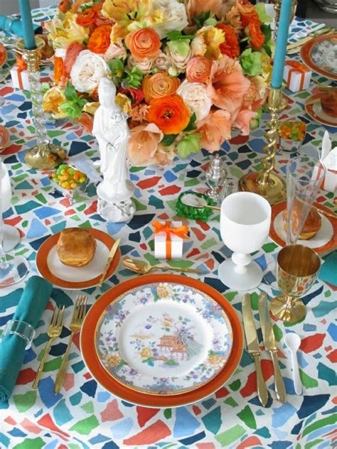 Chinoiserie Chic Setting The Chinoiserie Thanksgiving Table