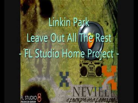 Linkin Park Leave Out All The Rest Piano Fl Studio Youtube