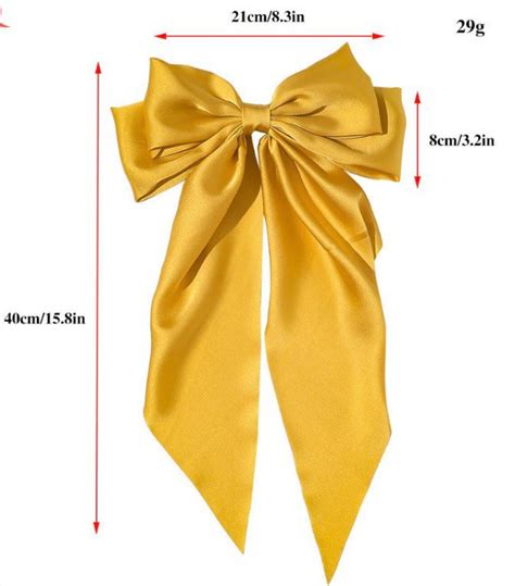 Ponytail Ribbon Hair Clip Bow Ready For School Christmas Etsy Uk