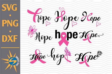 Hope Cancer Awareness Graphic By Svgstoreshop · Creative Fabrica