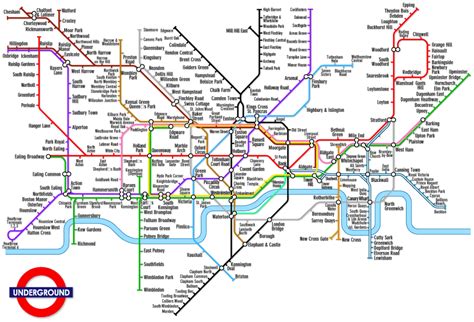Mappa Metropolitana Di Londra Cartina