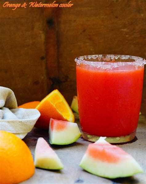 Orange And Watermelon Juice Spiceandsugar Bliss