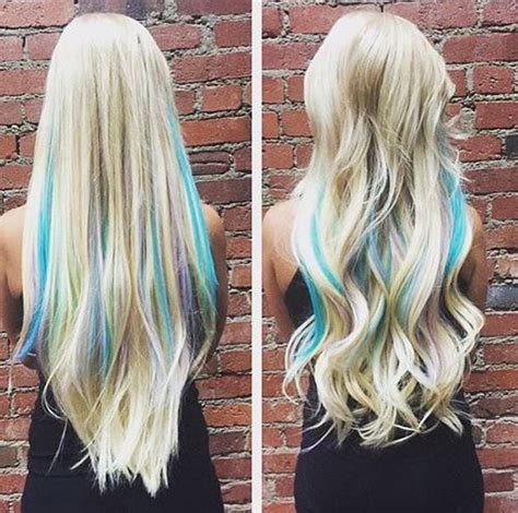 20 Blue Hair Color Ideas Pastel Blue Balayage Ombre Blue Highlights