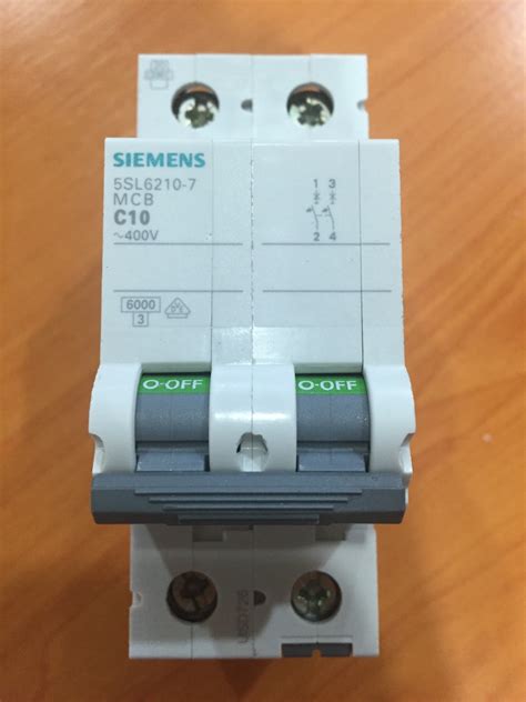 Interruptor Termomagnetico Siemens 2x10amp 2 Polos Riel Din Bs 1 470 000 00 En Mercado Libre