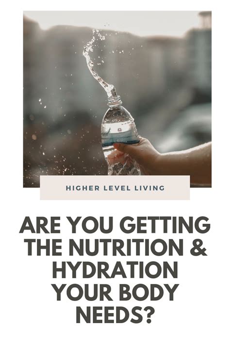 Are You Getting The Nutrition Hydration Your Body Needs MOST People Are Not Getting The