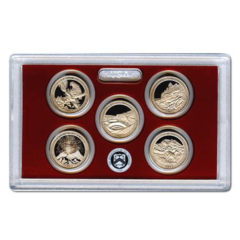 Us Proof Set America The Beautiful Quarters Without Box 2012 Golden
