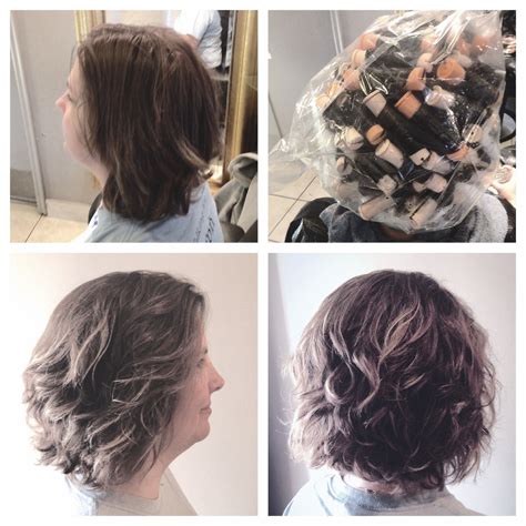 Spiral Perm On A Bob Body Wave Short Permed Hair Wave Perm Short Hair Short Hair Pictures