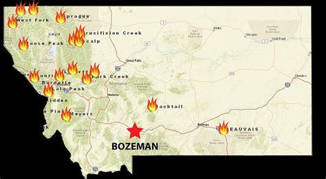 Montana Forest Fires Not Impacting Bozeman Area