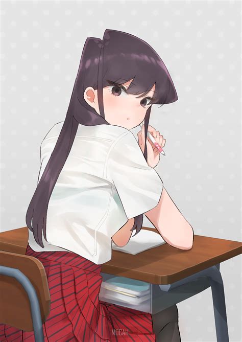 401110 Komi San Wa Comyushou Desu Anime Girl Small Boobs Long