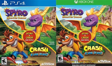 Spyro And Crash Trilogy Bundle Listed By Several Retailers
