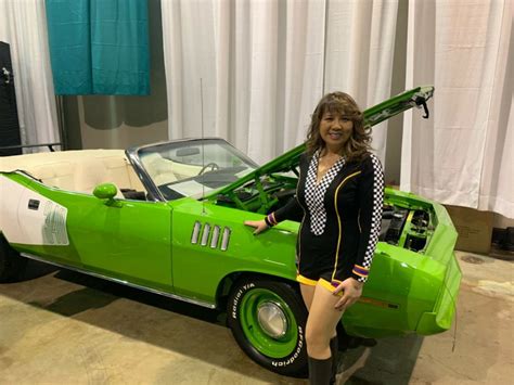 1971 Sassy Grass Green 340 Four Speed Cuda Convertible For Sale