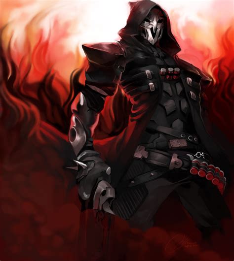 Old Art Trade Overwatch Reaper By Shiyado On Deviantart