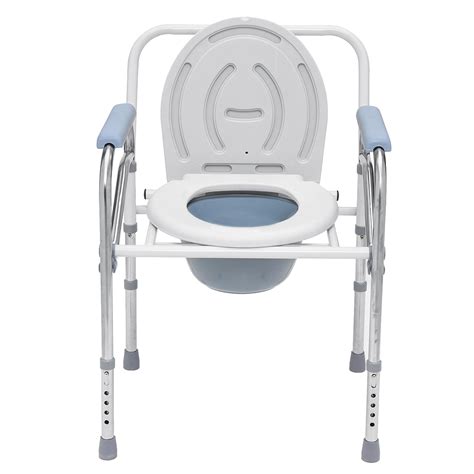 Fits most standard round toilets. Medical Toilet Chair Toilet Bedside Commodes, Adult Potty ...