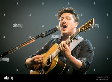 The British Folk Rock Band Mumford And Sons Performs A Live Concert At