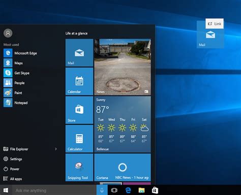 Quick Tip Create Desktop Shortcuts In Windows 10 Microsoft Community