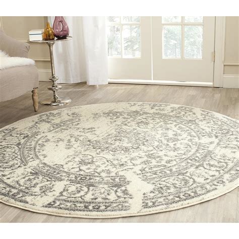 Safavieh Adirondack Collection Adr101b Ivory And Silver Oriental