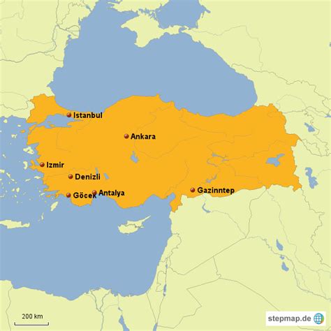 Griechenland ist seit 1981 mitglied in der eu; Türkei Karte von timob88 - Landkarte für Deutschland