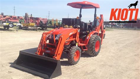 2019 Kioti Ck2610 Hst Compact Tractor With Kb2475l Backhoe Full In