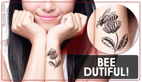 10 Fascinating Bee Tattoo Designs And Their Interesting