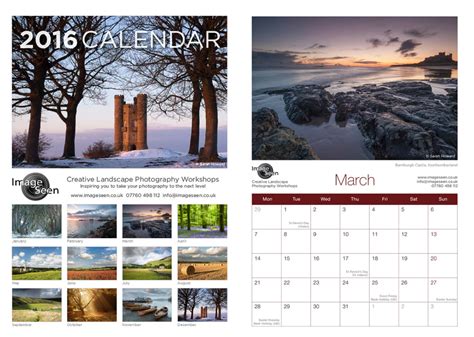 Half Price 2016 Landscape Photography Calendar Ephotozine