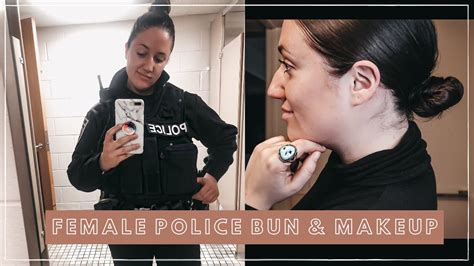 Female Police Officer Hairstyle And No Makeup Makeup Youtube