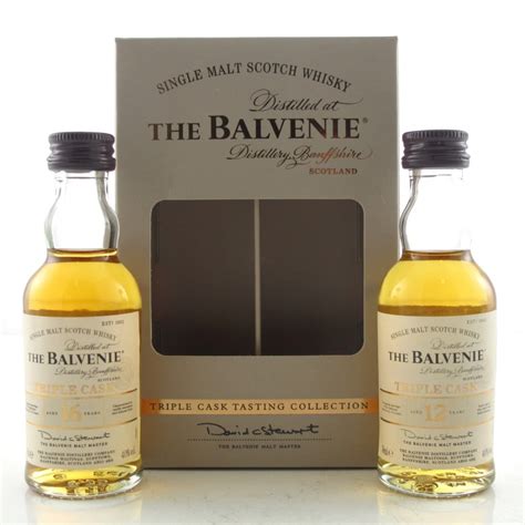 Balvenie Triple Cask 12 And 16 Year Old Miniature Set 2 X 5cl Whisky