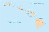 Hawaii Counties Map | Mappr