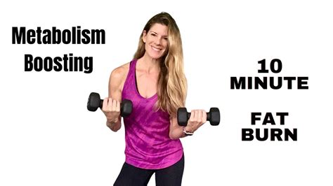 10 minute metabolism boosting fat burning workout for women over 40 youtube