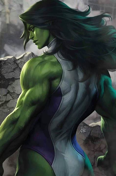 Marvel Comic Book Artwork • She Hulk By Stanley Artgerm Lau Follow Us For More Awesome Comic