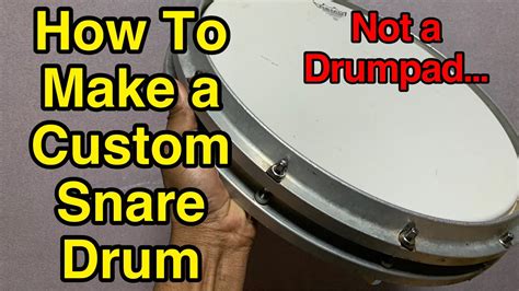 Top Secret Build A Custom Snare Drum Today Youtube