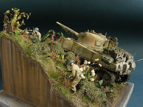 The Detail On The Military Model Diorama Is Spectacular