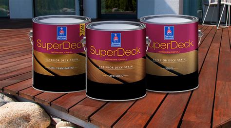 Sherwin Williams Superdeck Exterior Waterborne Solid Color Deck Stain