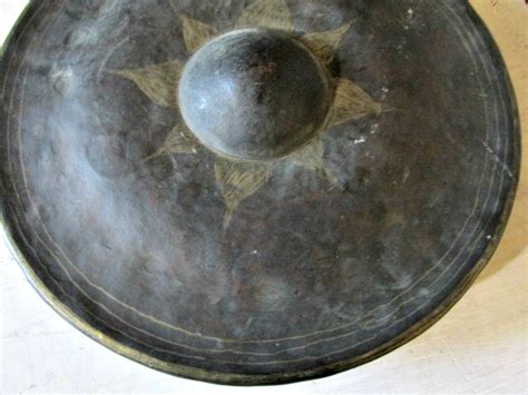 Antique Handmade Gong Hand Held Gong Mediatation Instrument