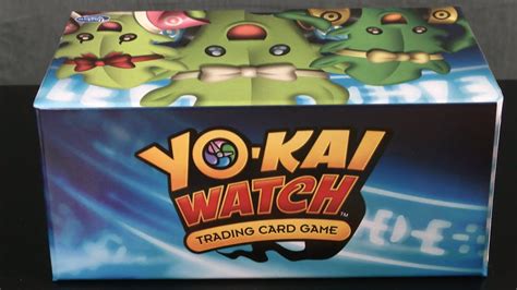 Yo Kai Watch Trading Card Game Collectors Box And Starter Pack From
