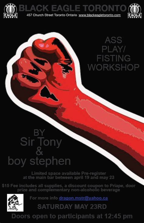 Central Canada Leathersir Leatherboy Assplay Fisting Workshop With Sir Tony