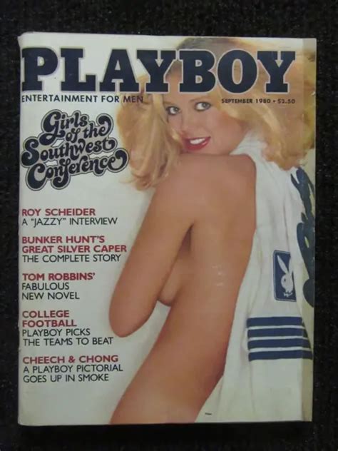 Vintage Playboy Magazine September Flat Glossy Complete Book See