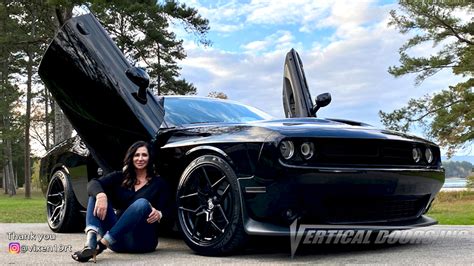 Check Out Beckys Vixen19rt Dodge Challenger From Tennessee Featuring Vertical Doors Inc
