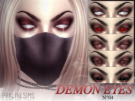 Pralinesims Demon Eyes N04 The Sims Sims 4 Cas Sims Cc Halloween
