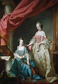 1767 PRINCESS LOUISE AND PRINCESS CAROLINE OF WALES | Retratos, Arte y ...