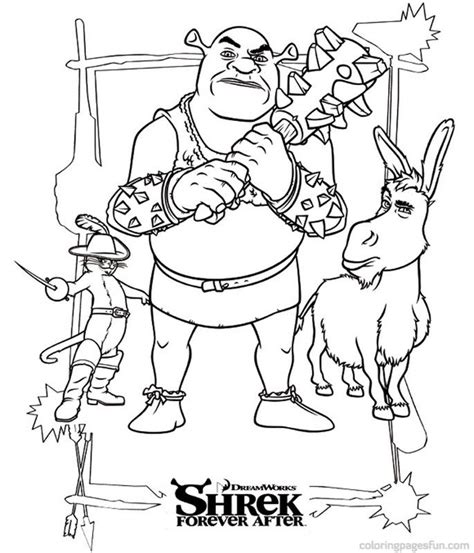Shrek 2 Coloring Pages Coloring Home