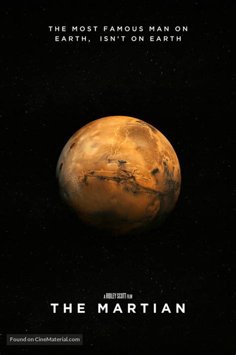 The Martian 2015 Movie Poster
