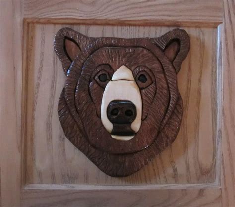 Intarsia Wood Bear Intarsia Wood Intarsia Wood Carving Designs