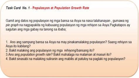 Ang Paglaki Ng Populasyon Ay May Malaking Implikasyon