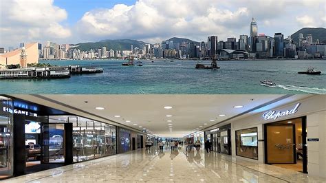 4k Hong Kong Walk Harbour City海港城ocean Terminal Deck海運觀點shopping